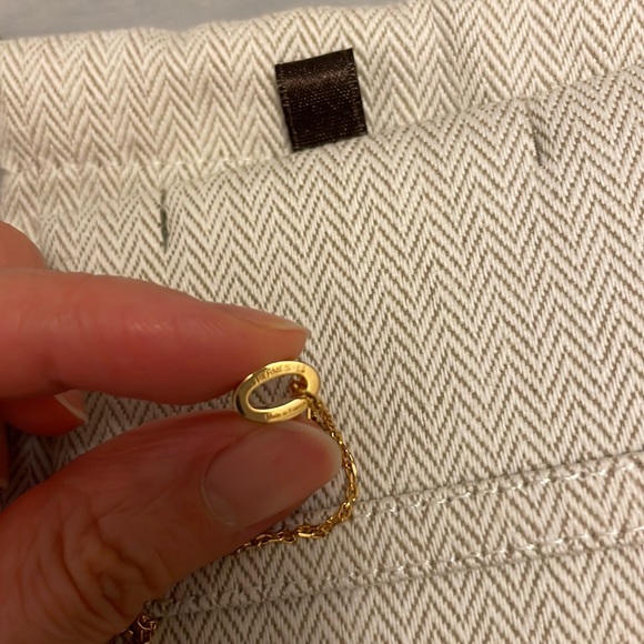 Authentic Hermes Mini H pendant and necklace - Picture 9 of 14